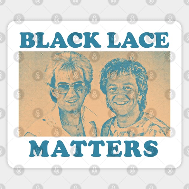 Black Lace Matters Sticker by DankFutura